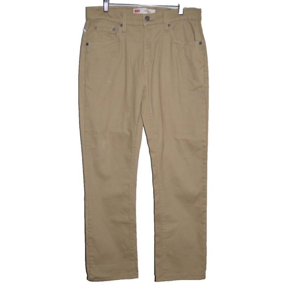 LEVIS tan 511 Slim jeans with adjustable waist band YOUTH size 18 REG 29/31